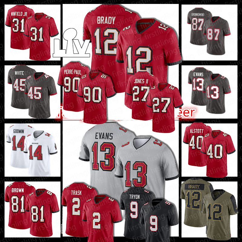 12 Tom Brady Jersey 87 Rob Gronkowski 13 Mike Evans Football 45 Devin White Antoine Winfield Jr Chris Godwin Vita Vea Lavonte David Tristan, Black;red
12 Tom Brady Jersey 87 Rob Gronkowski 13 Mike Evans Football 45 Devin White Antoine Winfield Jr Chris Godwin Vita Vea Lavonte David Tristan, Black;red