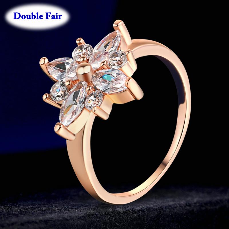 Wedding Rings Trendy + Cubic Zirconia Snowflake Rose Gold Color Fashion Jewelry Crystal For Women DWR236, Slivery;golden
Wedding Rings Trendy + Cubic Zirconia Snowflake Rose Gold Color Fashion Jewelry Crystal For Women DWR236, Slivery;golden