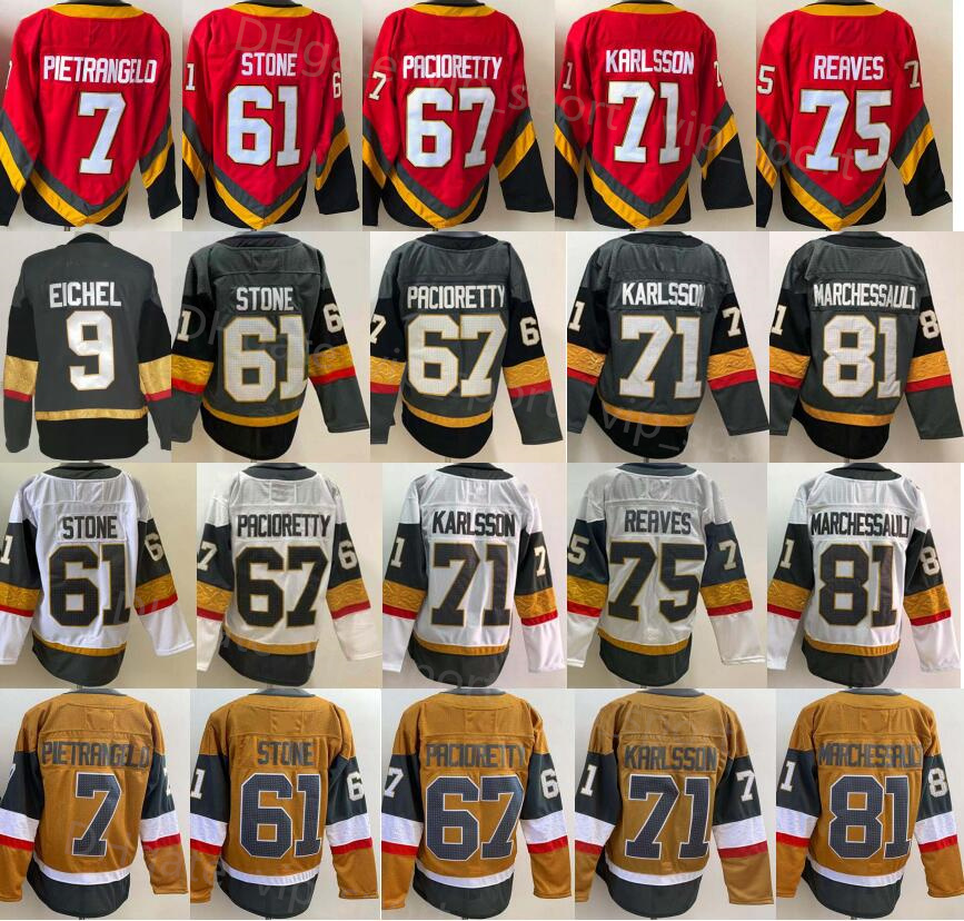 Men Ice Hockey 9 Jack Eichel Jersey 61 Mark Stone 71 William Karlsson 67 Max Pacioretty 81 Jonathan Marchessault 7 Alex Pietrangelo 75 Ryan Reaves Grey White Red QiShi, Brown
Men Ice Hockey 9 Jack Eichel Jersey 61 Mark Stone 71 William Karlsson 67 Max Pacioretty 81 Jonathan Marchessault 7 Alex Pietrangelo 75 Ryan Reaves Grey White Red QiShi, Brown