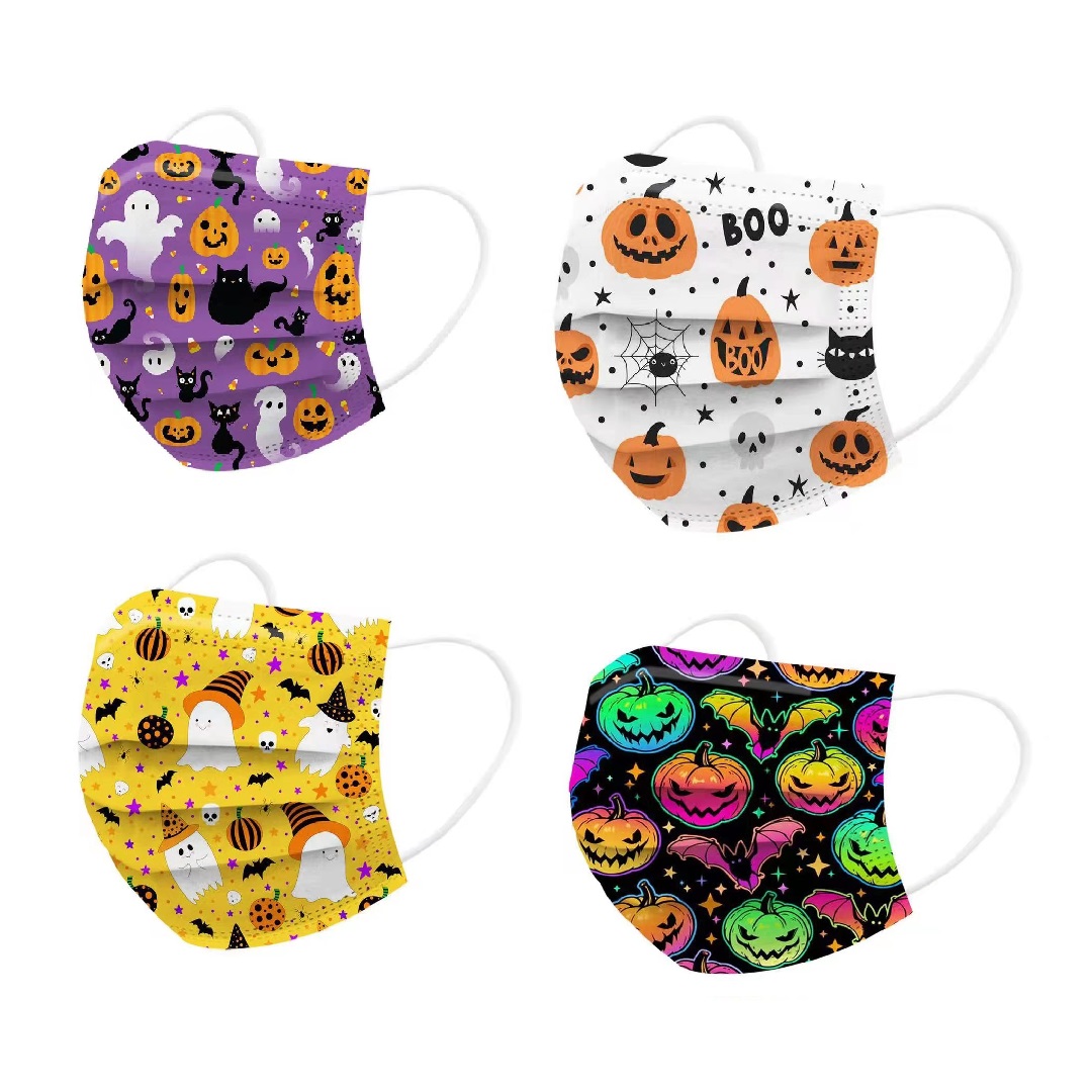 customise print Halloween Disposable Protection Mask for adults Breathable Comfortable Filter Safety dustproof Face Masks with earloop
customise print Halloween Disposable Protection Mask for adults Breathable Comfortable Filter Safety dustproof Face Masks with earloop