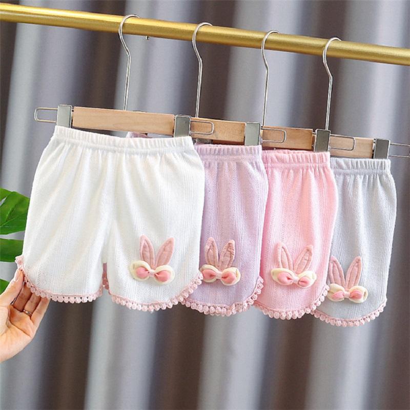 Summer Baby Girls Cotton Cartoon Ear Bow Tassels Kids Children Elastic Waist Shorts Casual Pants, Black
Summer Baby Girls Cotton Cartoon Ear Bow Tassels Kids Children Elastic Waist Shorts Casual Pants, Black