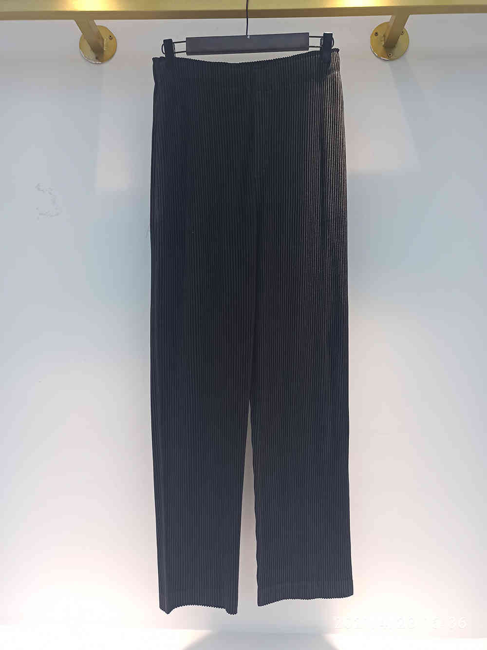 IEFB men's Trousers Pleated Casual Pants Spring Casual All-match Vertical Mop Pants Loose Straight Pants Male 9Y3842 210524