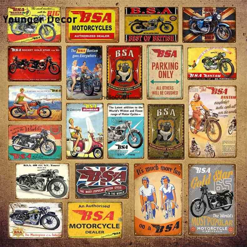 Britain Motorcycle Metal Signs Tin Poster Garage Club Pub Bar Wall Decoration Motor Bike Vintage Plate Home Decor YI-058
Britain Motorcycle Metal Signs Tin Poster Garage Club Pub Bar Wall Decoration Motor Bike Vintage Plate Home Decor YI-058