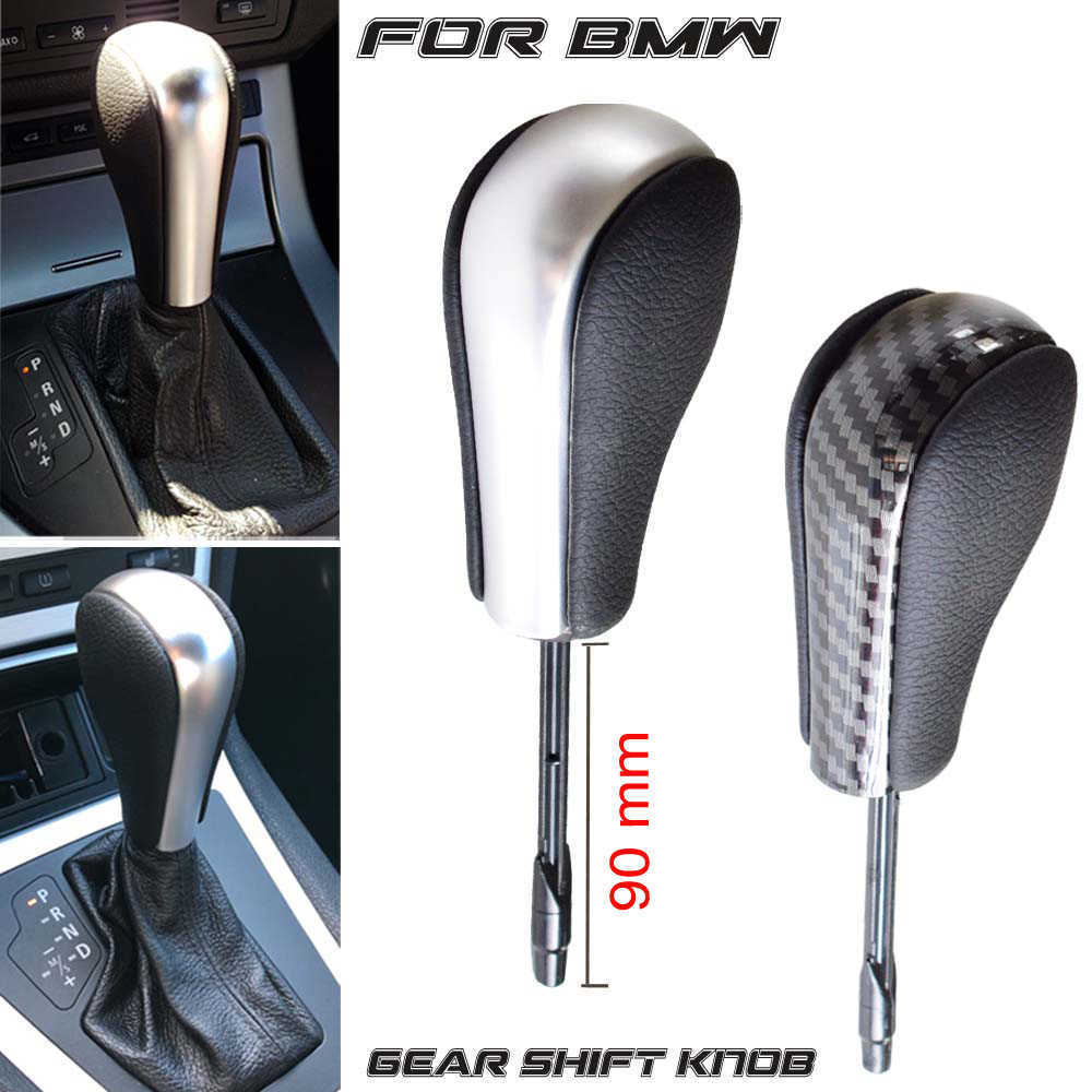 New Car Auto styling Automatic vehicles Gear Shift Knob Stick Fit For BMW E46 E60 E39 E83 E53 E61 3 5 7 X Series Black/Silver/Carbon