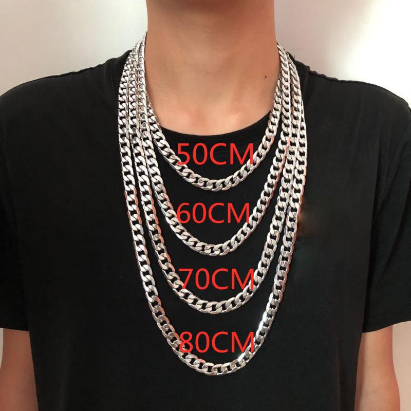 Chains Basic Punk Stainless Steel Necklace For Men Women Curb Cuban Link Chain Chokers Vintage Black Gold Tone Solid Metal Twb
Chains Basic Punk Stainless Steel Necklace For Men Women Curb Cuban Link Chain Chokers Vintage Black Gold Tone Solid Metal Twb