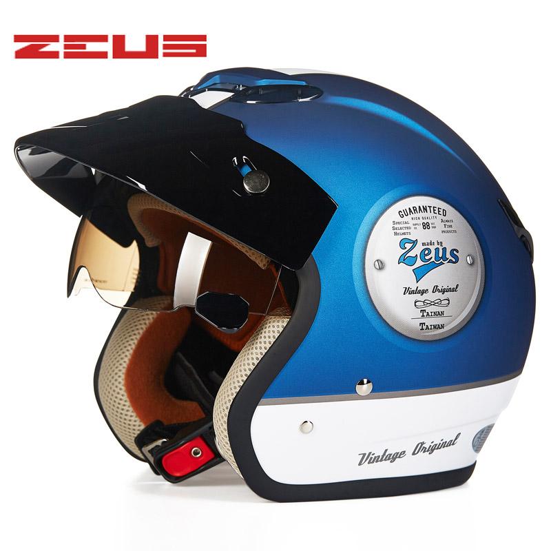 Motorcycle Helmets ZEUS 3/4 Retro Helmet Vintage Casco Moto Scooter Capacete Open Face DOT 381C
Motorcycle Helmets ZEUS 3/4 Retro Helmet Vintage Casco Moto Scooter Capacete Open Face DOT 381C
