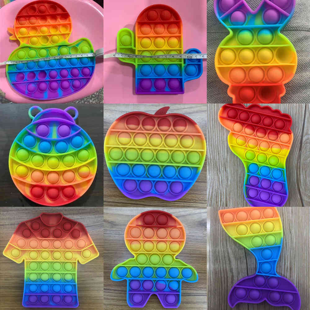 sensory Toys bubble poppers fidget push toy anti stress relief balls toys rainbow wolf silicone bear squeezy game big size H41T5AK
sensory Toys bubble poppers fidget push toy anti stress relief balls toys rainbow wolf silicone bear squeezy game big size H41T5AK
