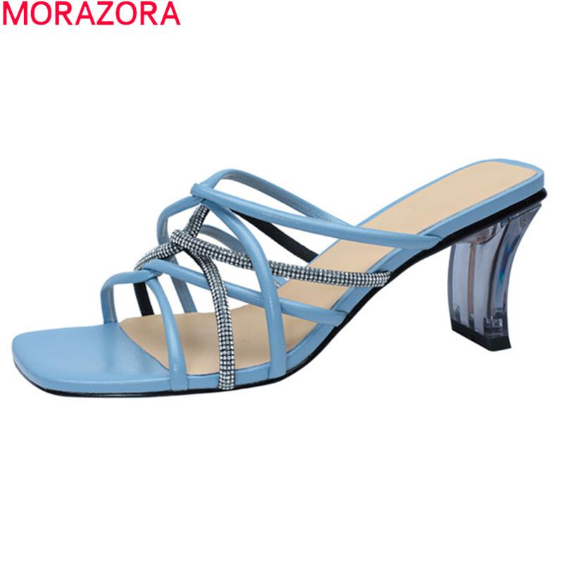 Arrival Women Sandals Fashion Square Toe High Heels Shoes Summer Mixed Colors Ladies Mules Dress, Black
Arrival Women Sandals Fashion Square Toe High Heels Shoes Summer Mixed Colors Ladies Mules Dress, Black