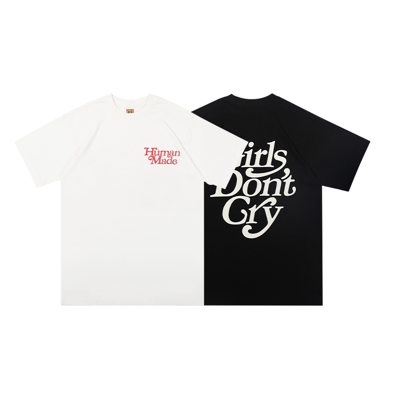 21ss Spring Summer Girls Do Not Cry Human Made T shirt Men Women Short Sleeve Tshirt casual Streetwear Cotton Tee, White;black
21ss Spring Summer Girls Do Not Cry Human Made T shirt Men Women Short Sleeve Tshirt casual Streetwear Cotton Tee, White;black