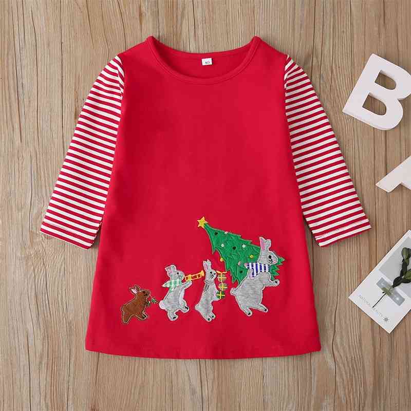 Fashion girls dress cartoon placard children's T-shirt A-line skirt autumn, Red;yellow
Fashion girls dress cartoon placard children's T-shirt A-line skirt autumn, Red;yellow