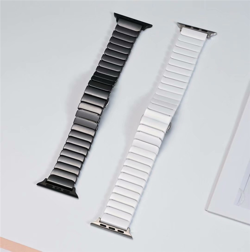 Luxury Ceramic Stainless Steel Wrist Band Strap for Apple Watch Series 6 5 4 3 2 1 SE
Luxury Ceramic Stainless Steel Wrist Band Strap for Apple Watch Series 6 5 4 3 2 1 SE