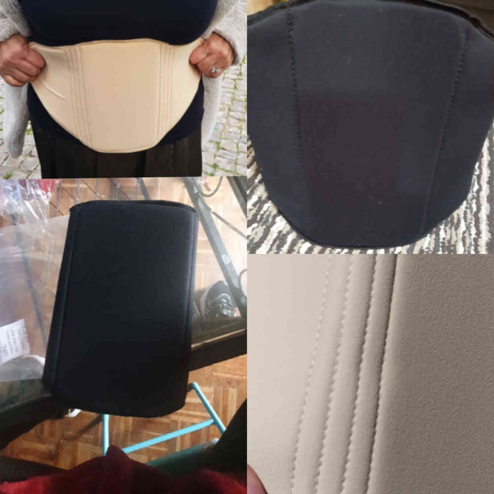 HEXIN Women Body Shaper bbl faja Beige Postpartum Recovery Compression Board Abdominal Board Flattering Ab Board Liposiction 211112