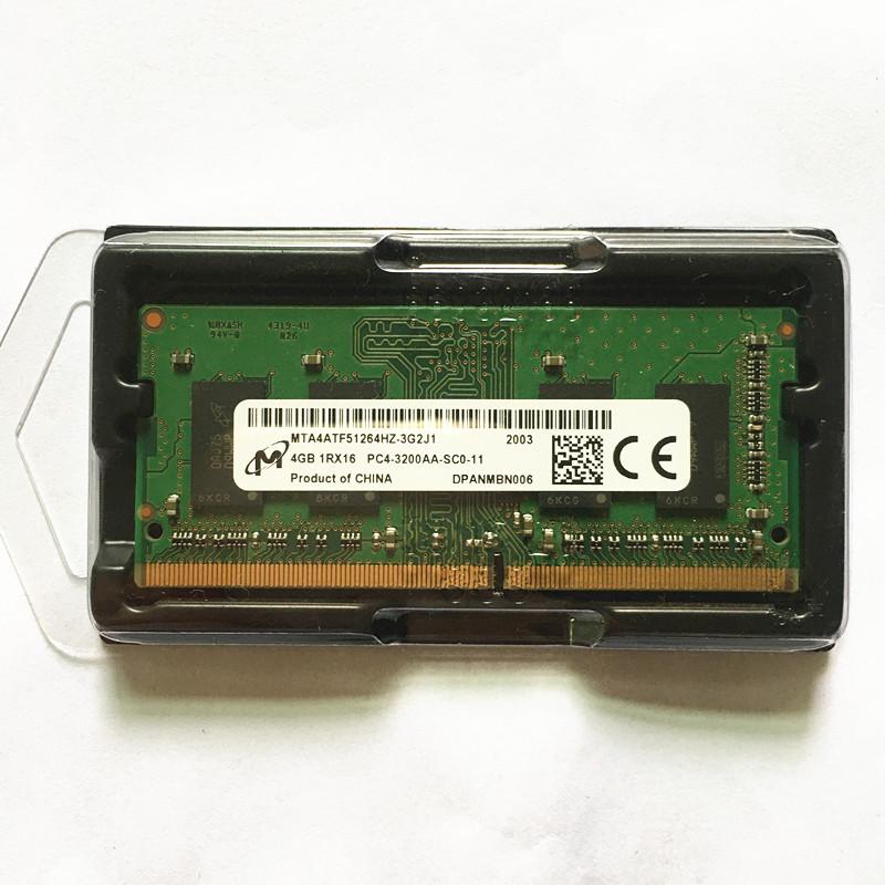 RAMs Micron DDR4 4GB 3200MHz 1RX16 PC4-3200-SC0-11 Laptop Memory
