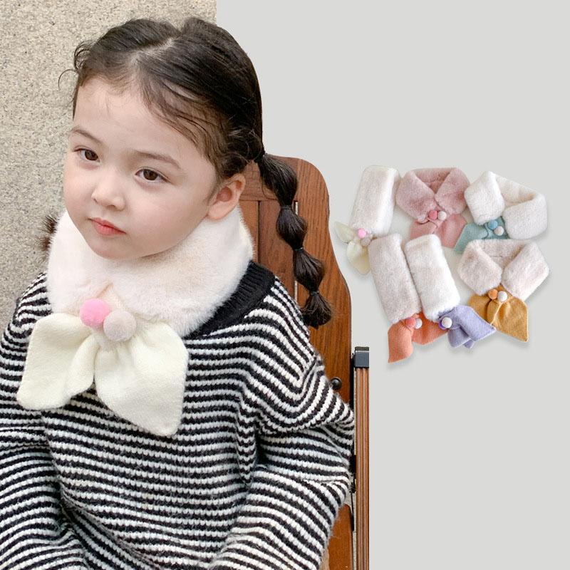 Scarves Soft Plush Winter Warm Baby Girl Scarf Cute Colored Double Ball Children Kids Neck Warmer Thick Knitted Fishtail Fur
Scarves Soft Plush Winter Warm Baby Girl Scarf Cute Colored Double Ball Children Kids Neck Warmer Thick Knitted Fishtail Fur
