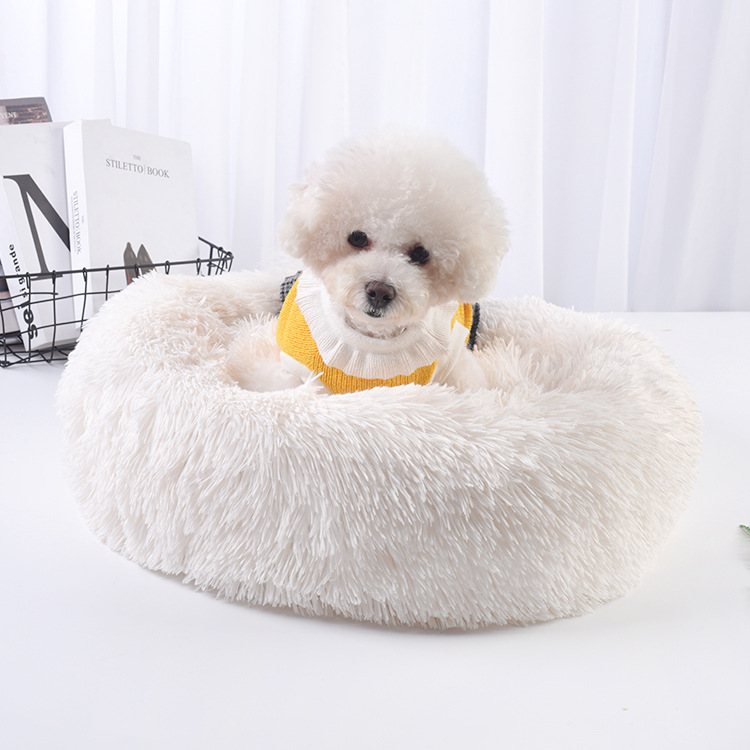 vip Order k Soft Long Plush Bed Cat Winter Warm Dog Sofa House Mattress For Small Large Pet Dogs Fluffy Kennel 210401