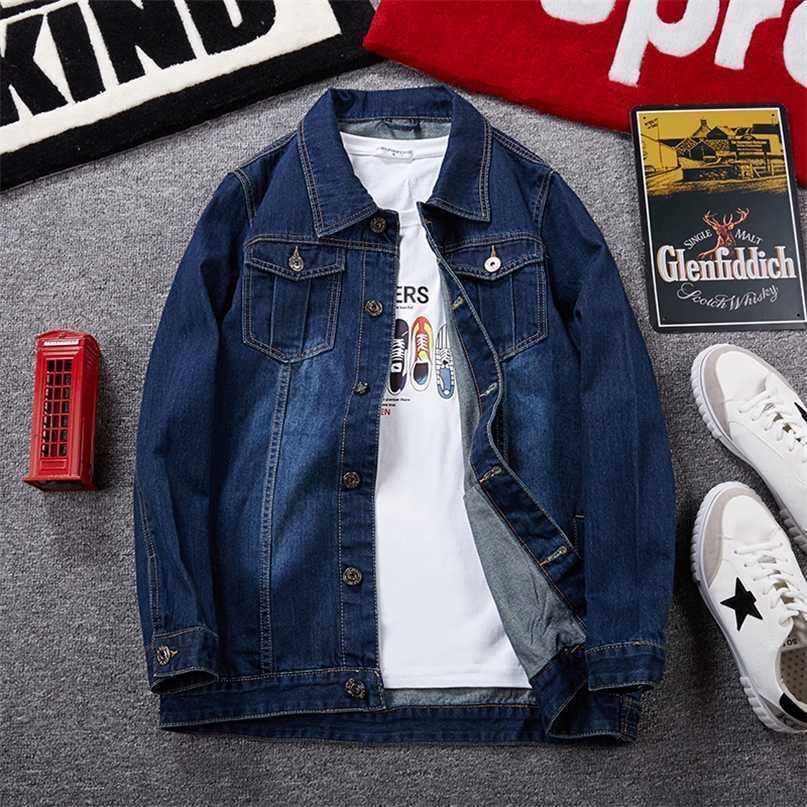 Plus Size 6XL 7XL 8XL Brand Men's Denim Jacket Dark Blue Fashion Casual Multi-pocket Classic Spring Autumn Male Clothes 211110
Plus Size 6XL 7XL 8XL Brand Men's Denim Jacket Dark Blue Fashion Casual Multi-pocket Classic Spring Autumn Male Clothes 211110