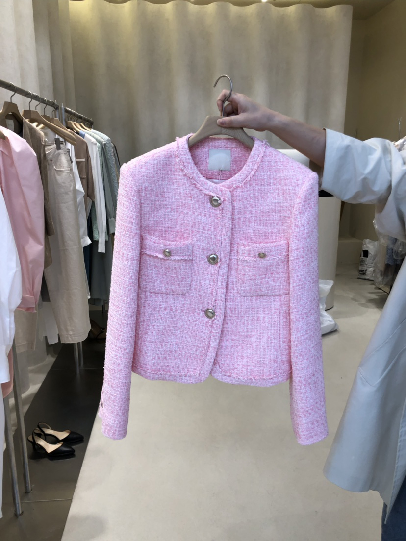 2022 Spring New design women' fashion o-neck solid color long sleeve tweed woolen short coat jacket SMLXL, Blue
2022 Spring New design women' fashion o-neck solid color long sleeve tweed woolen short coat jacket SMLXL, Blue