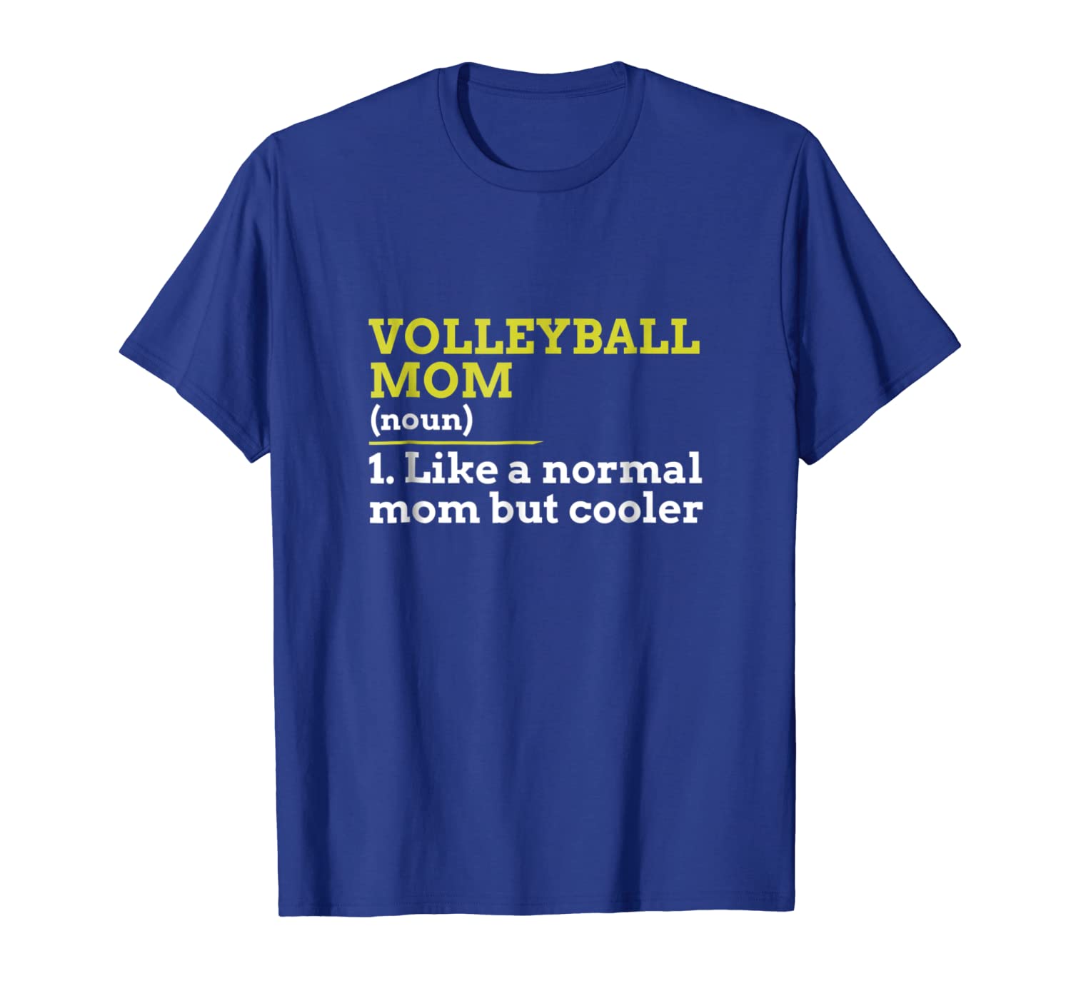 volleyball mom like a normal mom but cooler gift t shirt, White;black