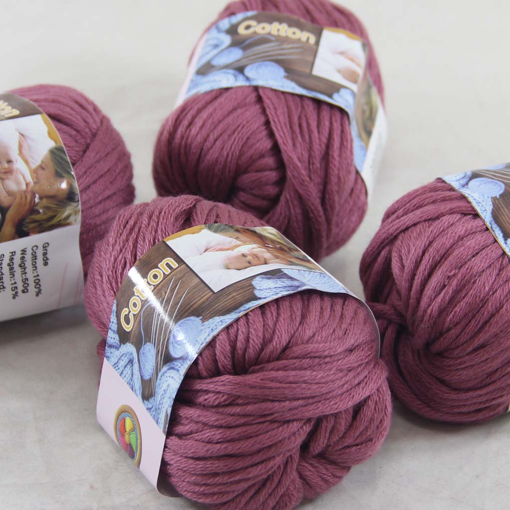 Sale LOT 4 BallsX50g Special Thick Worsted 100% Cotton Yarn hand Knitting Ruby Heather 422-35-4, Multi-colored
Sale LOT 4 BallsX50g Special Thick Worsted 100% Cotton Yarn hand Knitting Ruby Heather 422-35-4, Multi-colored