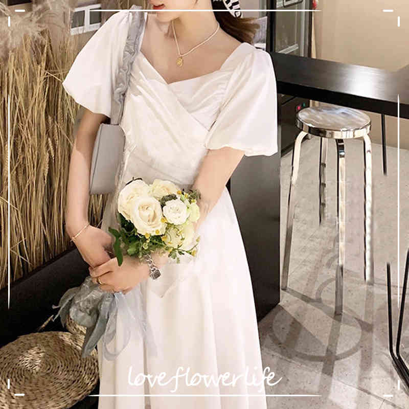 Chic French Vintage Midi Dresses Women Short Sleeve Casual Evening Dress Office Ladies One Piee Dress Korean Summer V-Neck 210521, As picture
Chic French Vintage Midi Dresses Women Short Sleeve Casual Evening Dress Office Ladies One Piee Dress Korean Summer V-Neck 210521, As picture
