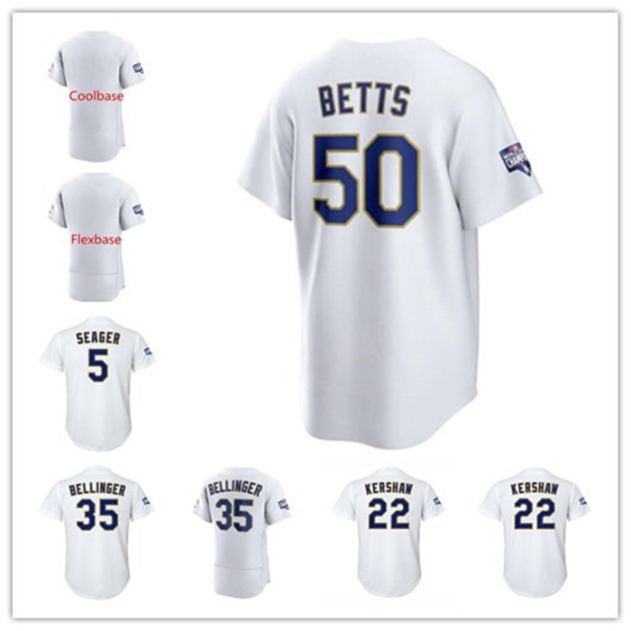 2021 Mookie Betts Gold Program Baseball Jersey Corey Seager Trevor Bauer Zach McKinstry Cody Bellinger Kershaw Justin Turner Price Hernandez Poll