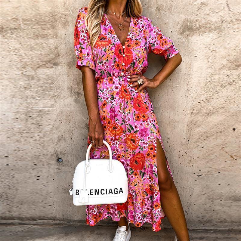 elegant short sleeve floral pattern womens dresses v neck mid calf slim fit ladies high waist streetwear casual, Black;gray
elegant short sleeve floral pattern womens dresses v neck mid calf slim fit ladies high waist streetwear casual, Black;gray
