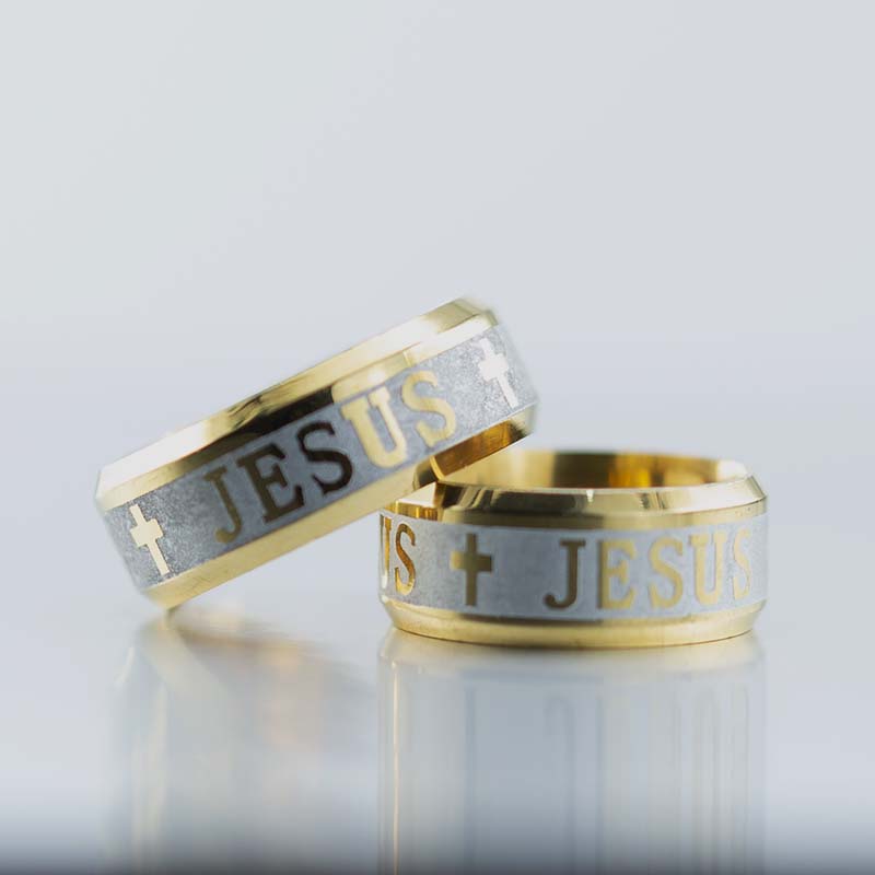 Stainless Steel Christian Jesus Ring band Gold Tail Finger Rings for Women Men Fashion Jewelry hip hop, Silver
Stainless Steel Christian Jesus Ring band Gold Tail Finger Rings for Women Men Fashion Jewelry hip hop, Silver