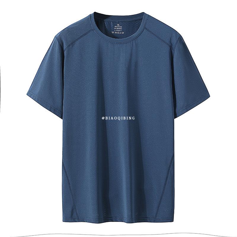 

Men's T-Shirts Quick Dry Sport T Shirt Men 2021 Short Sleeves Summer Casual Mesh Cotton Plus OverSize 6XL 7XL 8XL Top Tees GYM Tshirt Clothe, 8923 asian size 2