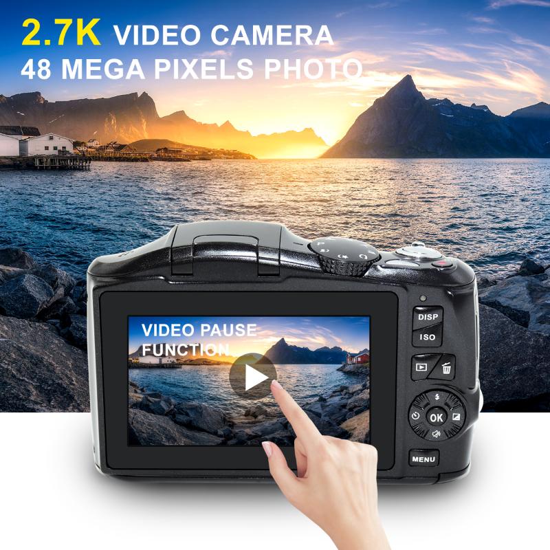 Digital Cameras 2.7k 48 Million Micro Single Camera 3.0 Inch High Definition Screen With Flash And Video Recorder
Digital Cameras 2.7k 48 Million Micro Single Camera 3.0 Inch High Definition Screen With Flash And Video Recorder
