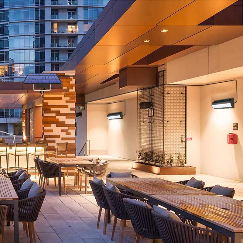 Dual Head Solar Light Drawstring Garden Wall Outdoor Street Lamp Waterproof Split LED Bulb With Pull Cord Lamps