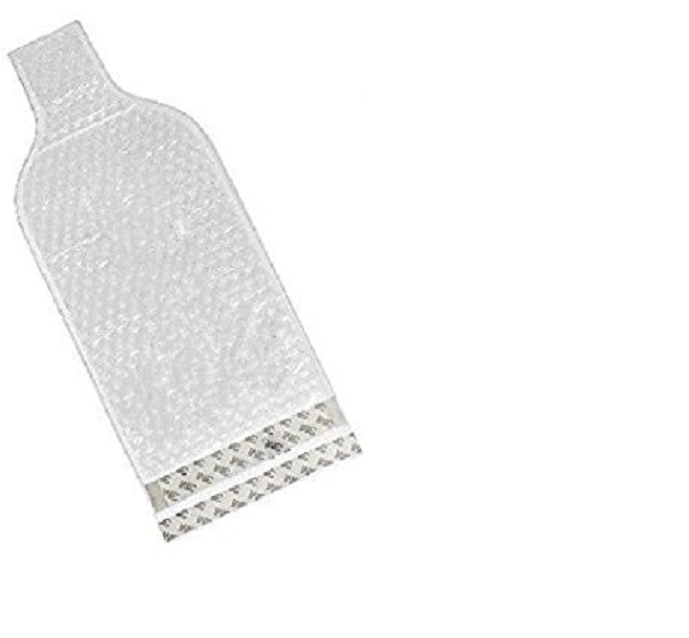 2021 Reusable Wine Bottle Protector Sleeve Travel Bag Bubble Bag Sleeves Inner Skin with Tough Leak Proof Outside