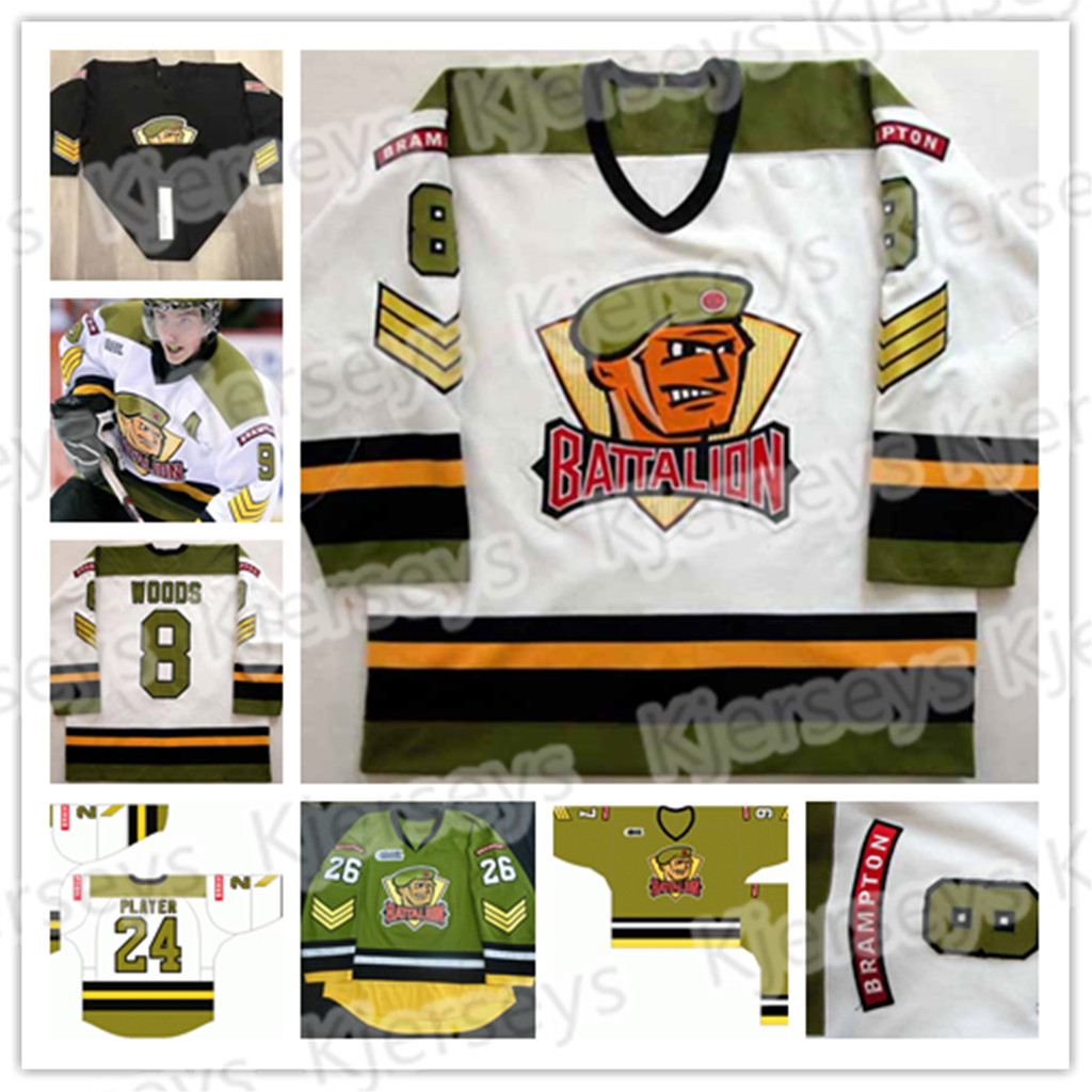 Custom Vintage OHL Brampton Battalion Hockey jerseys 19 Cody Hodgson 20 Derek Gregorack 41 Mclean jersey Philip Lane MATT DUCHENE CHL Stitched Any Name Your Number, Army green
Custom Vintage OHL Brampton Battalion Hockey jerseys 19 Cody Hodgson 20 Derek Gregorack 41 Mclean jersey Philip Lane MATT DUCHENE CHL Stitched Any Name Your Number, Army green