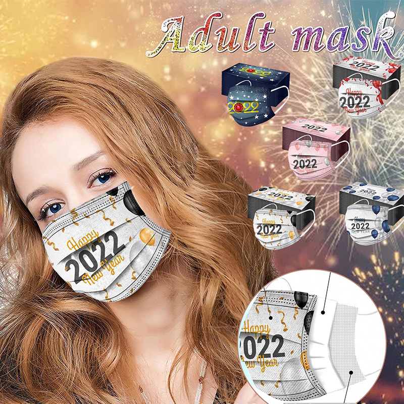 2022 Happy New Year Mouth Masks Adult Face Mask Printing Numbers Unisex Breathable Dustproof Anti-Haze Disposable Facemask High Quality
2022 Happy New Year Mouth Masks Adult Face Mask Printing Numbers Unisex Breathable Dustproof Anti-Haze Disposable Facemask High Quality