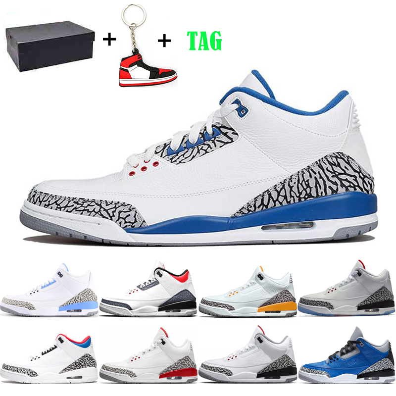 With Box Mens Basketball Shoes True Blue Jumpman 3 Womens Men 3s UNC Laser Orange Black Cement trainers sneakers
With Box Mens Basketball Shoes True Blue Jumpman 3 Womens Men 3s UNC Laser Orange Black Cement trainers sneakers