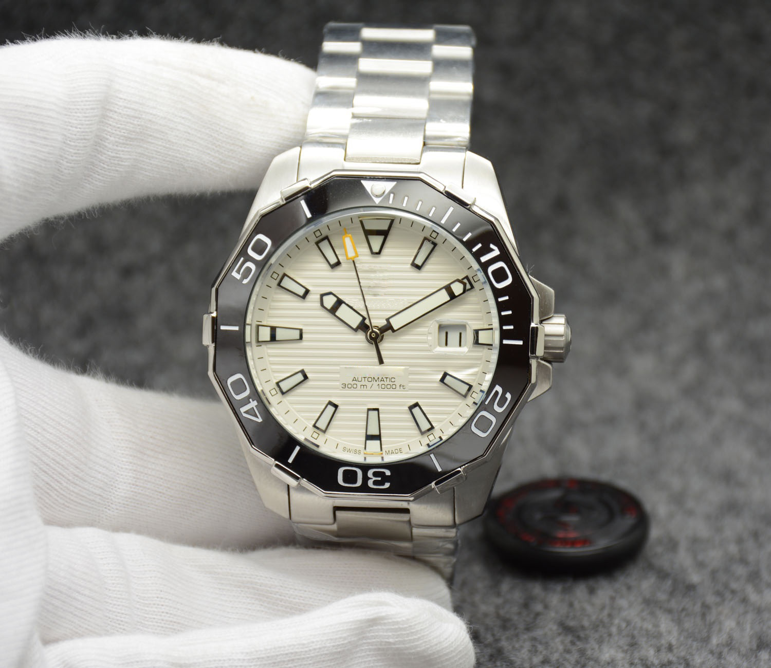 Christmas Free PAGANI DESIGN Aquaracer Ceramic Bezel Silver Dial Green Watch Automatic Mechanical Movement Watches Limited Stainless Steel M, Slivery;brown
Christmas Free PAGANI DESIGN Aquaracer Ceramic Bezel Silver Dial Green Watch Automatic Mechanical Movement Watches Limited Stainless Steel M, Slivery;brown