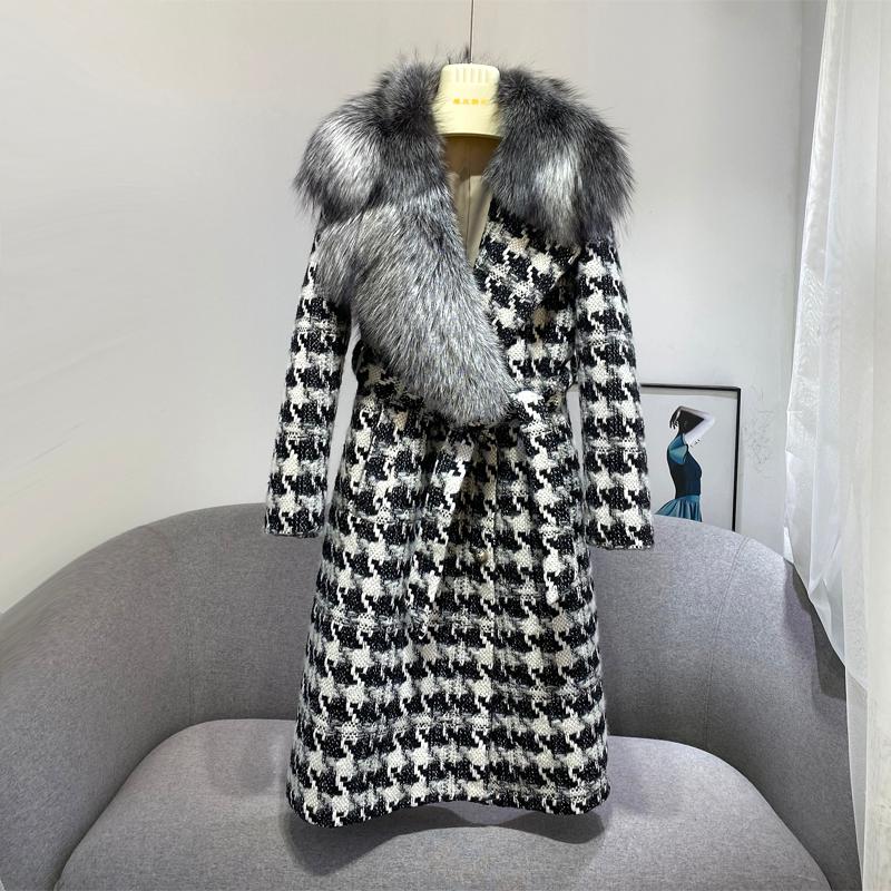 Women's Fur & Faux TOP Quality 2021 Winter Fashion Female Trend Luxurious Silver Parka Large Real Long Tweed Wool Coat, Black
Women's Fur & Faux TOP Quality 2021 Winter Fashion Female Trend Luxurious Silver Parka Large Real Long Tweed Wool Coat, Black