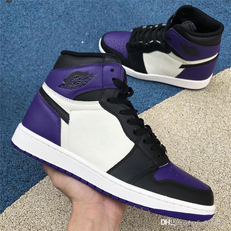 2018 Authentic 1 High OG Court Purple 1S Basketball Shoes For Men Sports Sneakers With Original Box 555088-501 SzO
2018 Authentic 1 High OG Court Purple 1S Basketball Shoes For Men Sports Sneakers With Original Box 555088-501 SzO