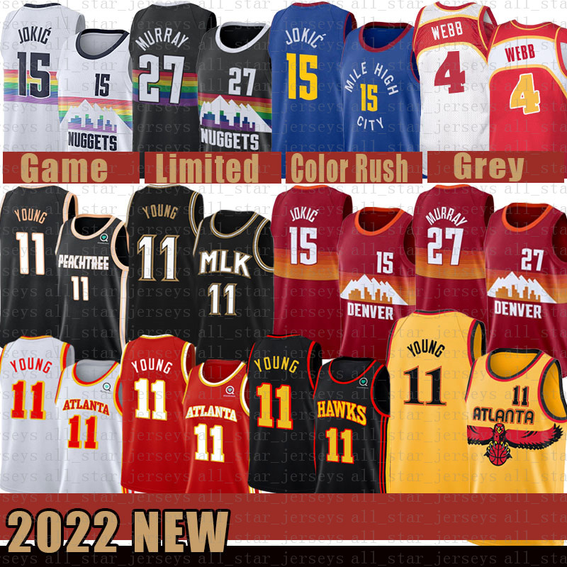 Trae 11 Young Basketball Jerseys Denvers Nugget Atlantas Hawk Jamal 27 Murray Mens Nikola Spud 4 Webb 15 Jokic Vogue, Jersey
Trae 11 Young Basketball Jerseys Denvers Nugget Atlantas Hawk Jamal 27 Murray Mens Nikola Spud 4 Webb 15 Jokic Vogue, Jersey