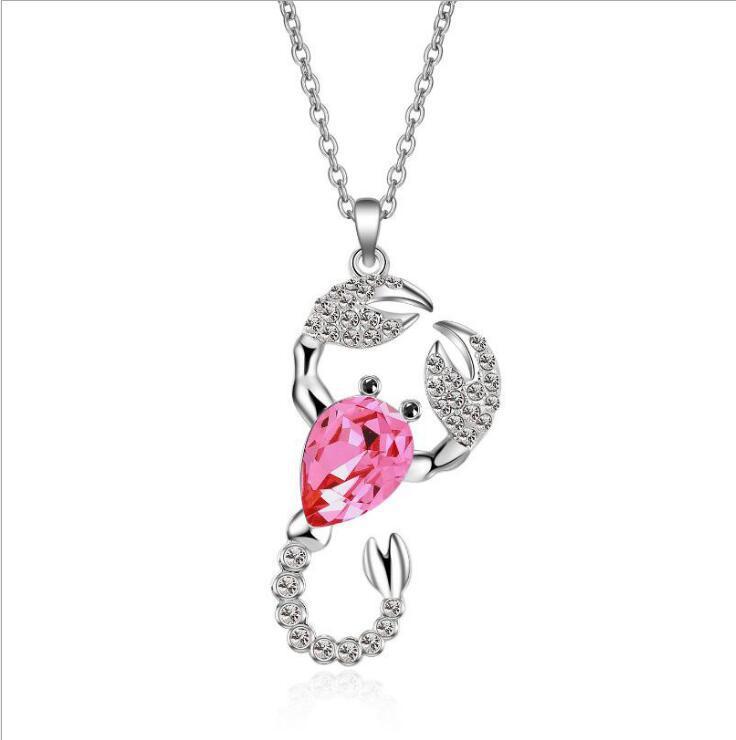 Cute Girls Scorpion Pendant Necklace Fashion Crystal Necklaces Pendants For Women Classic Punk Party Fin Jewelry Gifts 
Cute Girls Scorpion Pendant Necklace Fashion Crystal Necklaces Pendants For Women Classic Punk Party Fin Jewelry Gifts