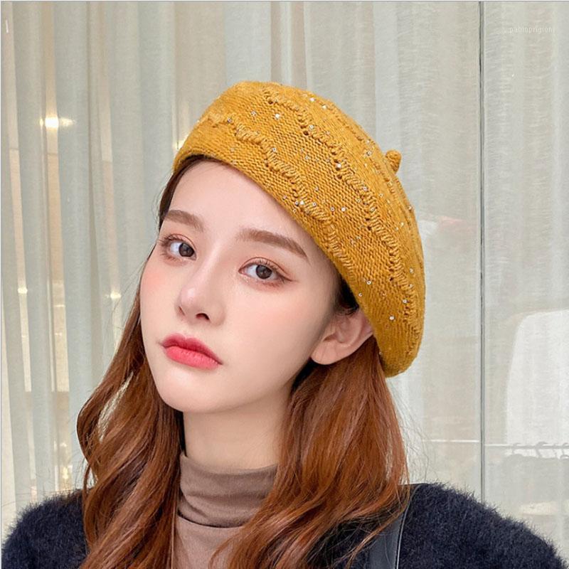 Berets Women Winter Warm Wool Beret Caps Artist Hats Pumpkin Hat Painter Soft Knitted Fashion Gifts Female, Yellow
Berets Women Winter Warm Wool Beret Caps Artist Hats Pumpkin Hat Painter Soft Knitted Fashion Gifts Female, Yellow