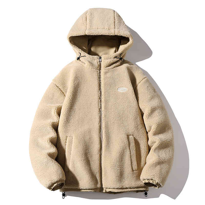cotton lamb wool coat men's korean version trend thickened loose student couple winter cotton padded cloth, Black
cotton lamb wool coat men's korean version trend thickened loose student couple winter cotton padded cloth, Black