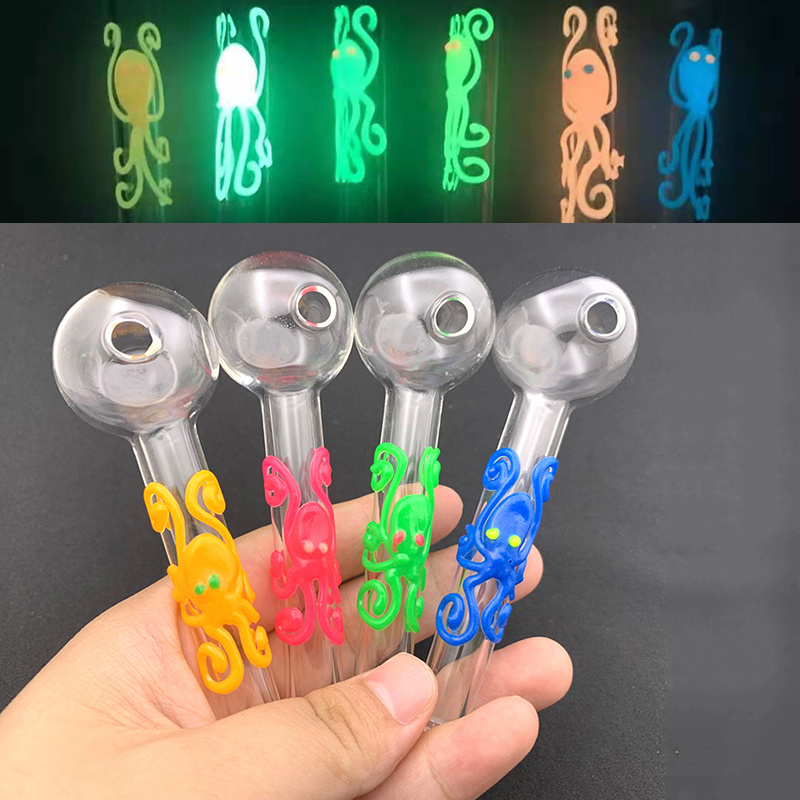 Luminous Glass tobacco pipe 4Inch(10cm) cheapest Glass Tube Oil Burning Pipe Glow in the dark smoking water pipes for dry herb
Luminous Glass tobacco pipe 4Inch(10cm) cheapest Glass Tube Oil Burning Pipe Glow in the dark smoking water pipes for dry herb