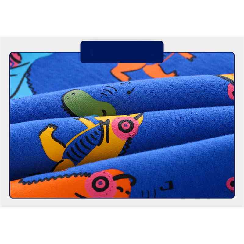 Children's Polar Fleece Sweater Autumn Winter Korean Kids Cartoon Warm Pullover Clothes Boy Long-sleeved Bottoming Shirt 210515