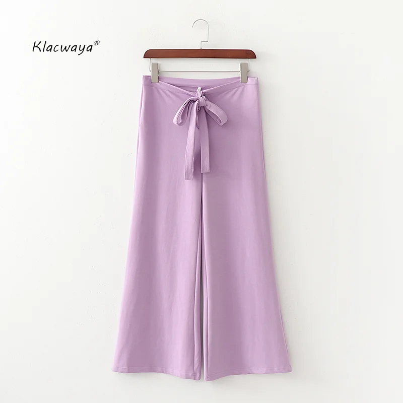 women purple high pants fashion ladies drawstring bow straight pant chic girls casual style 210521, Pupler
women purple high pants fashion ladies drawstring bow straight pant chic girls casual style 210521, Pupler