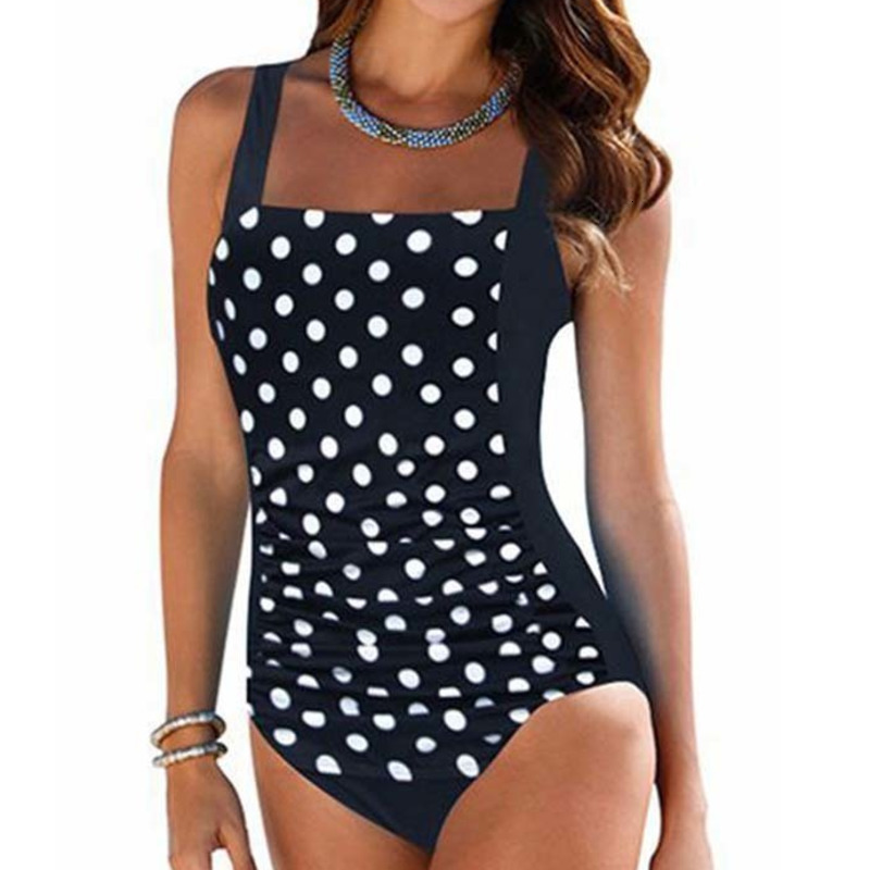 Sexy Dot One-Piece Large Swimsuits Closed Plus Size Swimwear For Pool Beach Body Bathing Suit Women Summer Female Swimming Suit
Sexy Dot One-Piece Large Swimsuits Closed Plus Size Swimwear For Pool Beach Body Bathing Suit Women Summer Female Swimming Suit