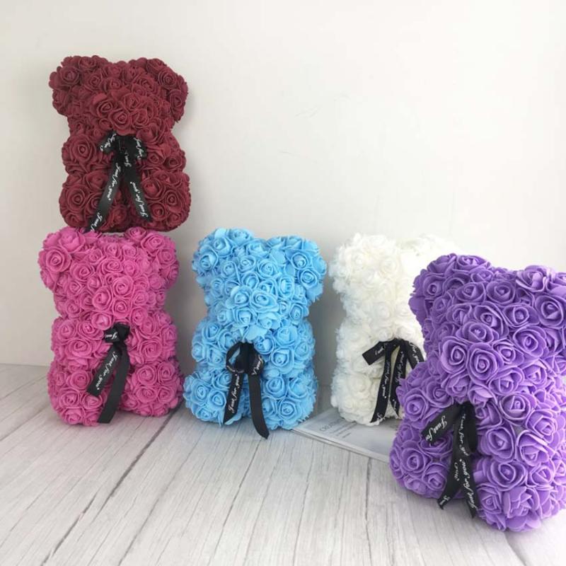 Decorative Flowers & Wreaths 25cm Red Bear Rose Artificial Soap Roses Teddi Eternal Flower Christmas Valentine Gift Girl Friend Drop
Decorative Flowers & Wreaths 25cm Red Bear Rose Artificial Soap Roses Teddi Eternal Flower Christmas Valentine Gift Girl Friend Drop