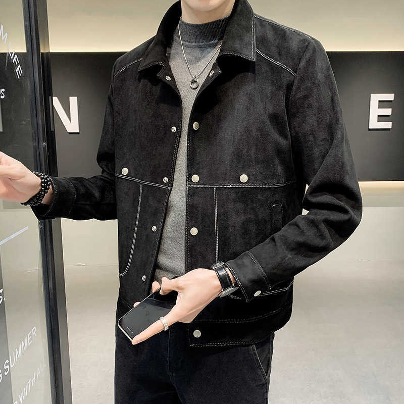 Spring Autumn Mens Bomber Jacket Lapel Slim Fit Casual Windbreaker Hip Hop Harajuku Streetwear Jacket Coat Outwear Clothing 210527, Black
Spring Autumn Mens Bomber Jacket Lapel Slim Fit Casual Windbreaker Hip Hop Harajuku Streetwear Jacket Coat Outwear Clothing 210527, Black