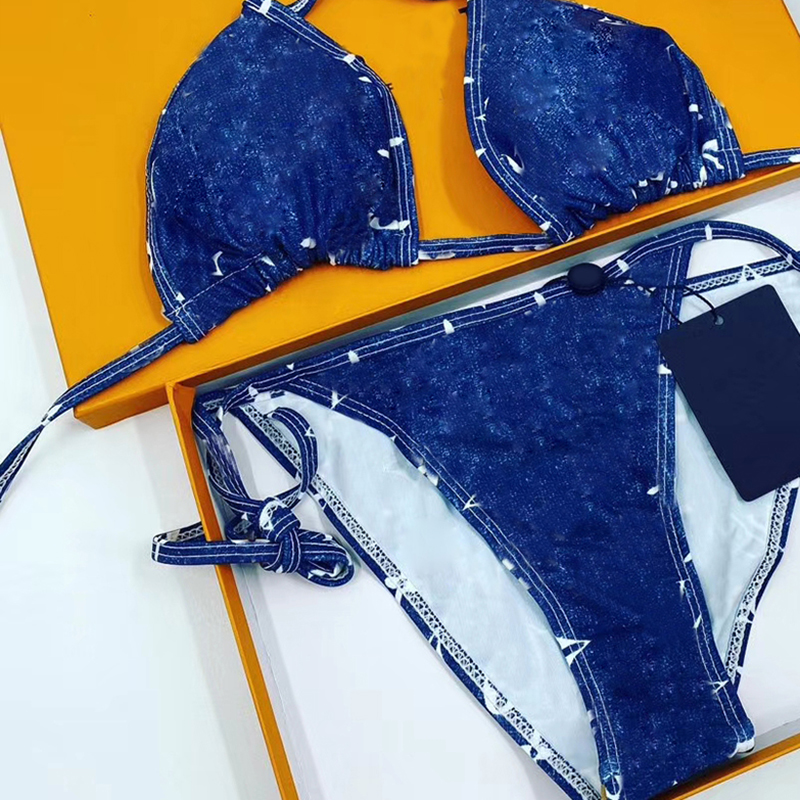 Summer Outdoor Women Swimsuit Textile Sexy Backless Bandage Beach Bikini Set Fashion Letter Printed Lady Swimwear, As pic
Summer Outdoor Women Swimsuit Textile Sexy Backless Bandage Beach Bikini Set Fashion Letter Printed Lady Swimwear, As pic