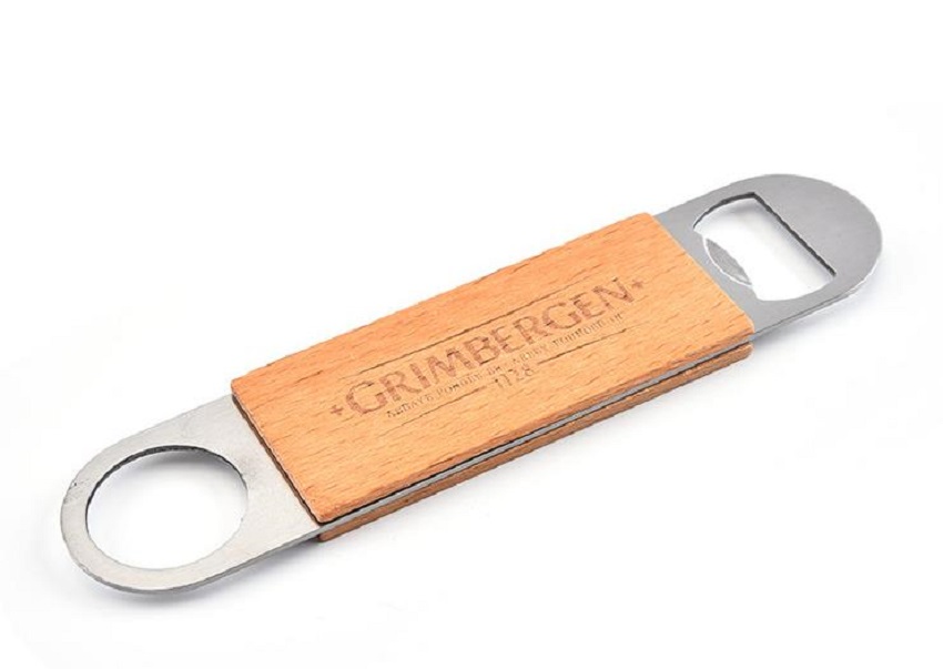 300pcs Stainless Steel Wooden Handle Opener Hanging Bottle Openers Durable Beverage Beer Corkscrew Bar Kitchen Wine Tools Gift RRD6879 Free shipping