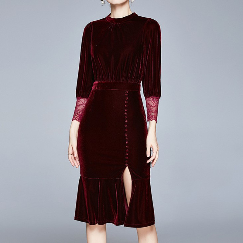 ZAWFL Women Long Party Office Runway Gothic Velvet Dress Robe Femme Hiver Winter Jurken Dames Sleeves 210525, Picture color
ZAWFL Women Long Party Office Runway Gothic Velvet Dress Robe Femme Hiver Winter Jurken Dames Sleeves 210525, Picture color